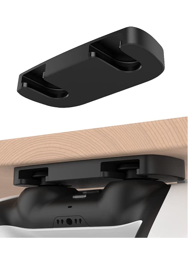 Excefore - Controller Table Stand for PS5 PS4 Controller Under Desk Mount for DualSense DualShock 4 Controller Holder Table Organize and Desk Management - Image 1