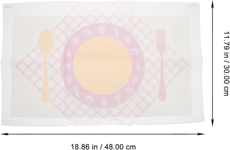 Disposable Waterproof and Oil-Resistant Placemats for Babies, 15pcs Set, Non-Slip Table Mats for Travel and Dining, Protective High Chair Table Covers - Image 2