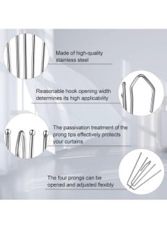 AL WADI FURNITURE Heavy Duty Ultra Corded Single Adjustable Extendable Traverse Curtain Rail Curtain Track with Curtain Hanging Pinch Pleat 4 Prongs Hooks, 210 – 398 cm, WHITE  - Image 5