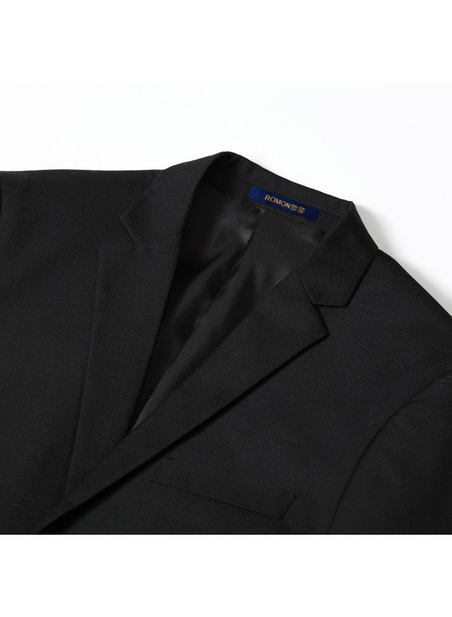 ROMON بليزر رجال الأعمال للرجال بدلة مريحة للتنقل، بليزر زفاف للرجال، بدلة غير رسمية متعددة الاستخدامات للرجال - Image 3