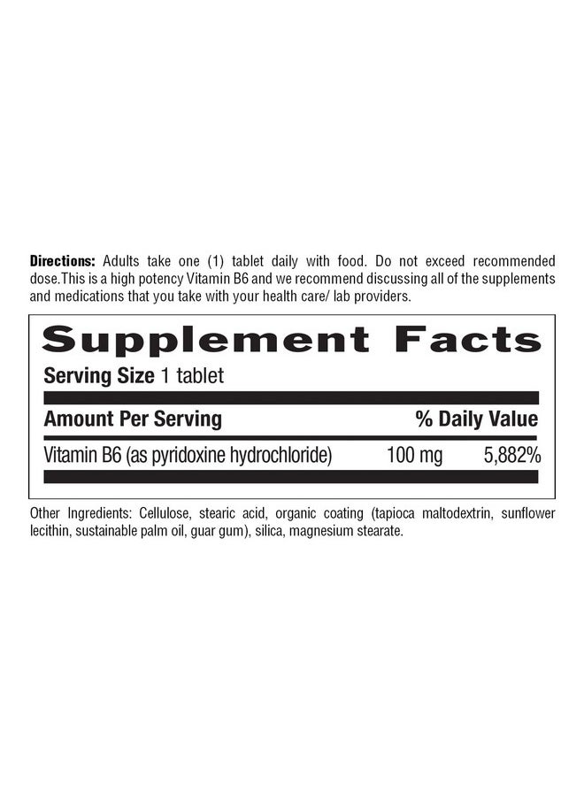 Country Life Vitamin B6 Supports Energy And The Nervous System 100Mg 100 Vegan Capsules Certified Gluten Free Certified Vegan Certified Halal Nongmo Verified  - Image 3