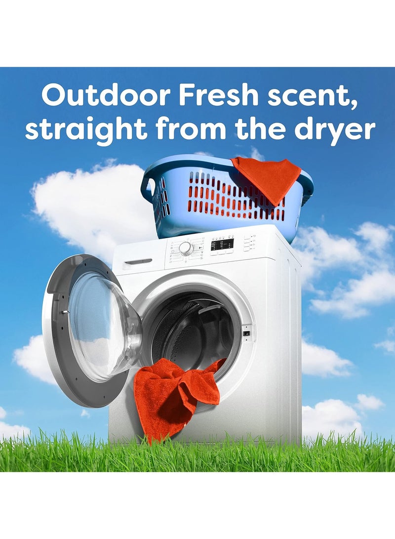 Bounce Fabric Softener Sheets Outdoor Fresh Scent 80 Count - Image 3