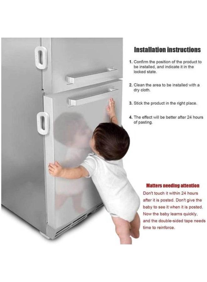 Child safety locks, cabinet locks, refrigerator door locks, child safety locks - Image 5