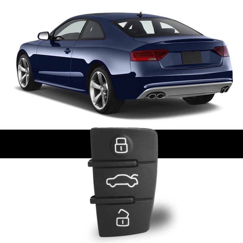 Car Key Fob Cover: High-Quality Odorless Rubber Protector - Scratch-Resistant Compact Replacement Shell for Audi A3 A4 A6 A8 TT Q7 S6 Smart Key Users - Image 3