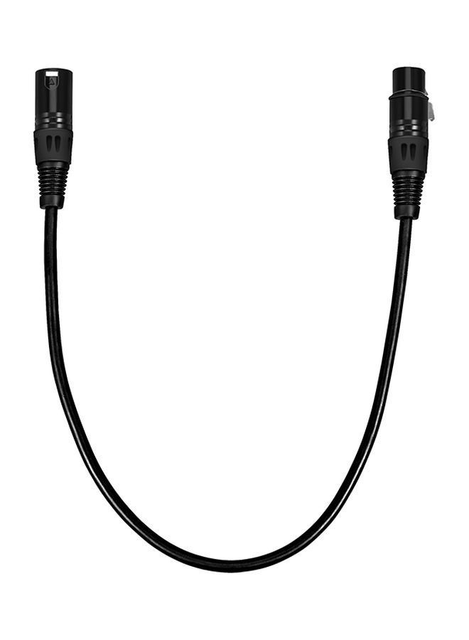 NIBEMINENT 3-Pin Male To 5-Pin Female DMX Converter Cable Black  - Image 3