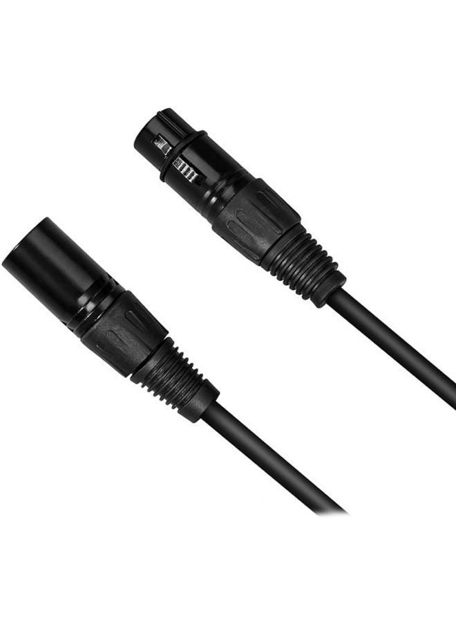 NIBEMINENT 3-Pin Male To 5-Pin Female DMX Converter Cable Black  - Image 4