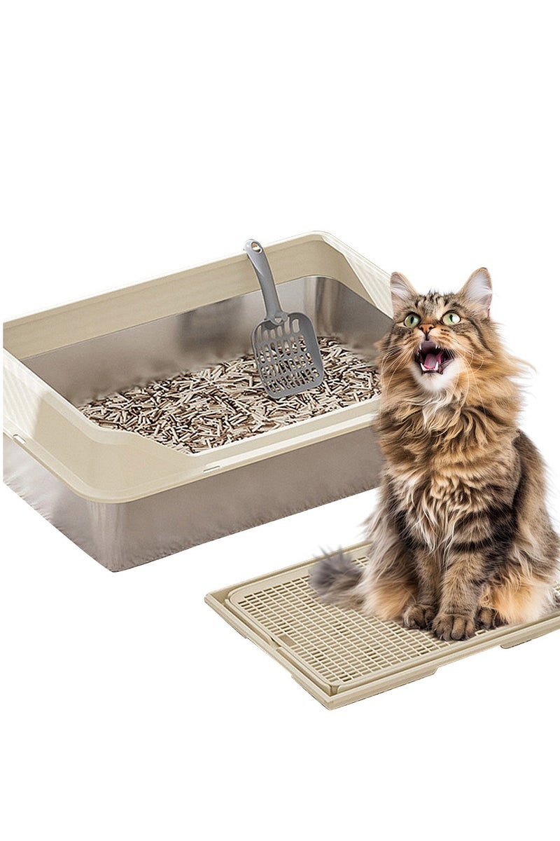 كيدل الأبحاث المتعلقة ب غير القابل للصدأ مربع القمامة القط - Image 1