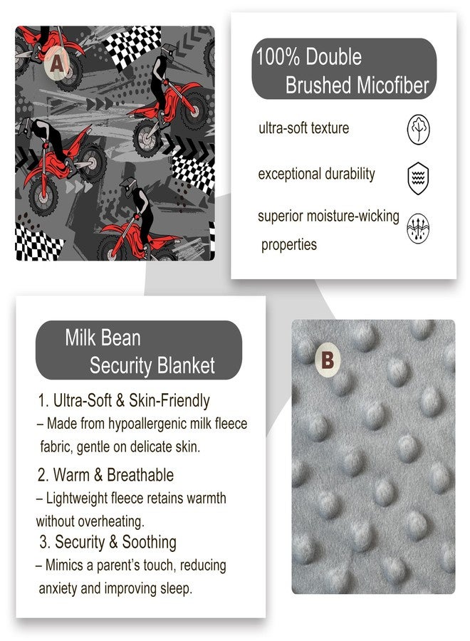 Viviland Toddler Nap Mat with Pillow and Minky Dot Blanket, Rolled Large Sleeping Mat for Boys, Kids Slumber Bag/Nap Mat for Preschool, Daycare, Kindergarten, Travel Camping - Cool Motocycle - Image 2