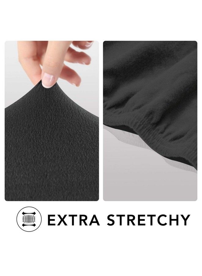 PureFit Super Stretch Chair Sofa Slipcover Spandex Antislip Soft Couch Sofa Cover Washable Furniture Protector With Antiskid Foam And Elastic Bottom For Kids Pets （Sofa Dark Gray） - Image 5