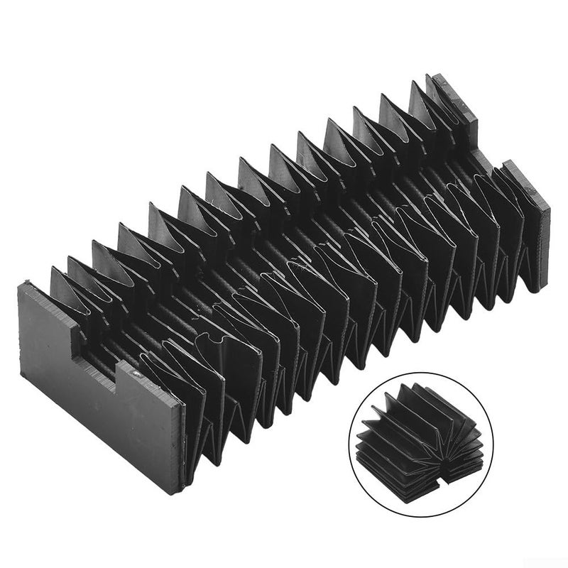 HGR20 Bellows Linear Guide Rail Cover Flexible Telescopic Shield Oil Water Resistant Stretched Length 200mm - Image 4