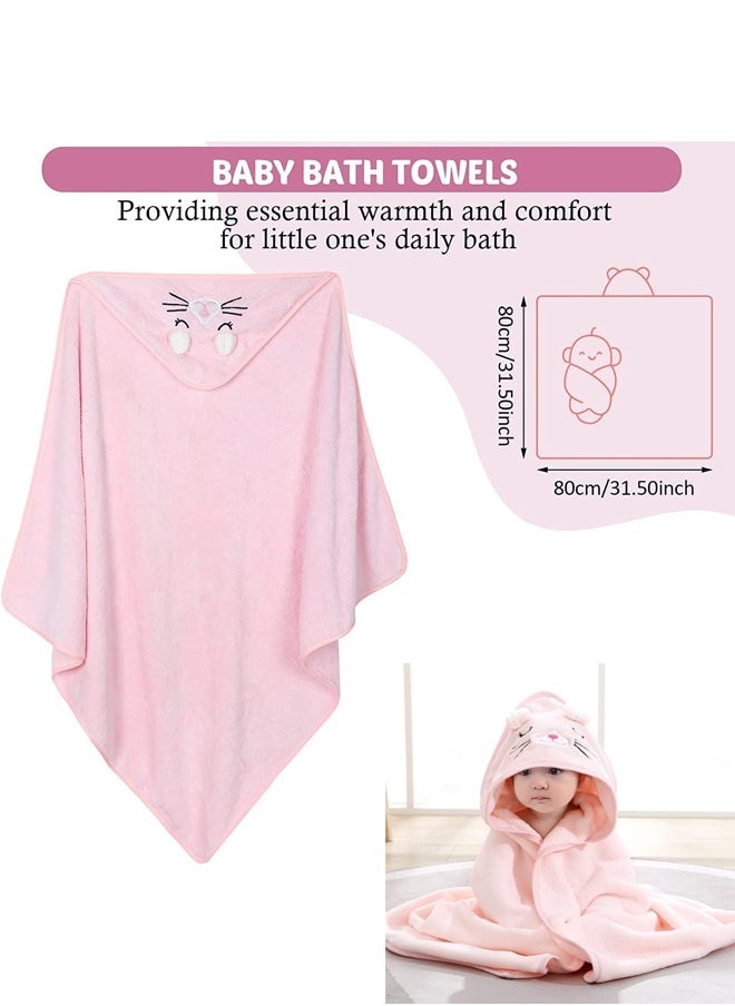 Generic - Hooded Towel - Rayon Made from Bamboo, Baby Stuff Towel-Ultra Absorbent, Hooded Towels for Baby, Toddler Bath Towel, Premium Soft Bath Towel,Baby Stuff Shower Gifts for Boy and Girl - Image 1