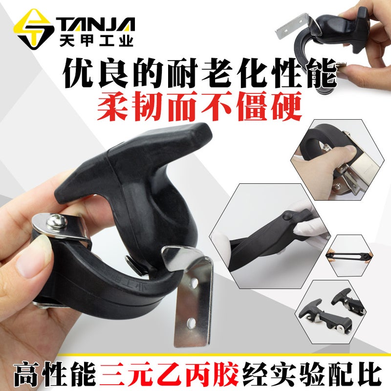 Incubator Box Fishing Box Hardware Rubber Elastic Shock Absorber Buckle Hood Lock Hood Stainless Steel Box Buckle - Image 4