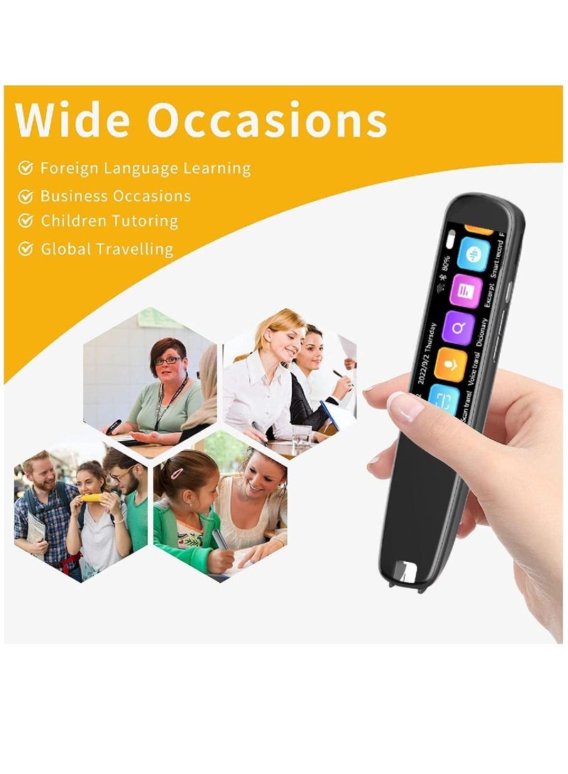 Arabest Scan Reader Translation Pen 112 Language Portable Translator OCR Scanner Text to Speech Smart Recording Text Except For Learning Dyslexia, Meeting Recording - Image 2