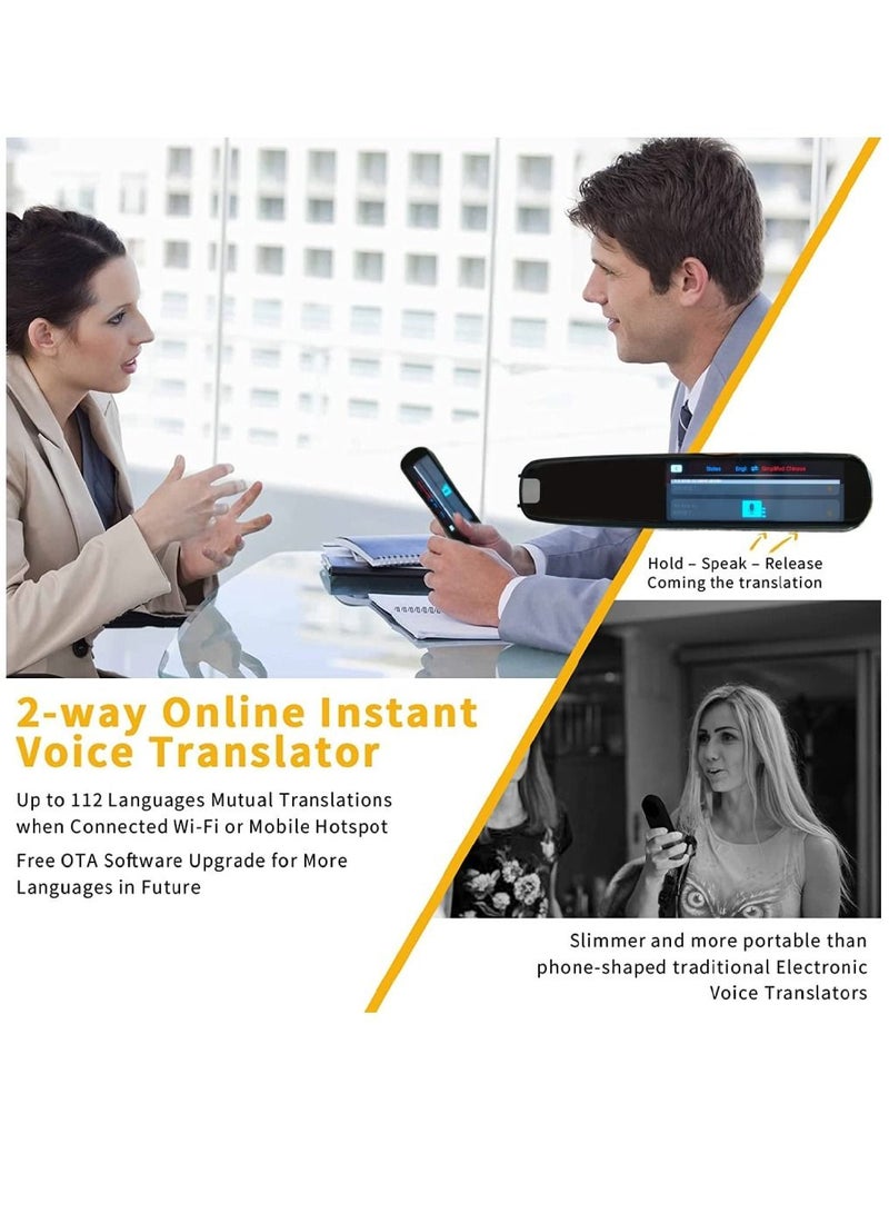 Arabest Scan Reader Translation Pen 112 Language Portable Translator OCR Scanner Text to Speech Smart Recording Text Except For Learning Dyslexia, Meeting Recording - Image 3