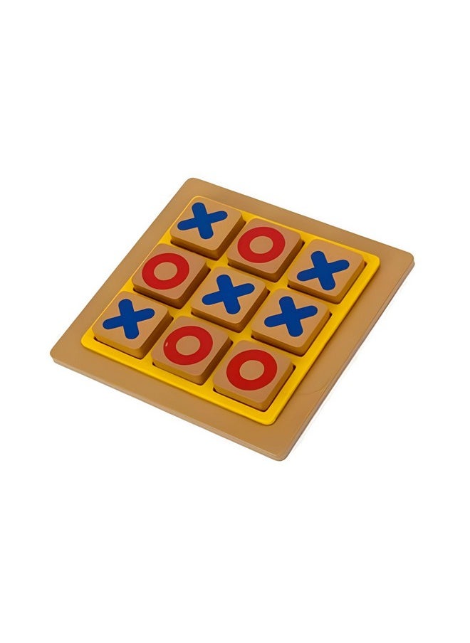 LUCID...We Build Relations LUCID...We Build Relations Classic Tic Tac Toe Game, Zero and Cross Game; Wooden, Birthday Return Gift for Kids with Complimentary Gift Wrap-(Pack of 6)  - Image 1
