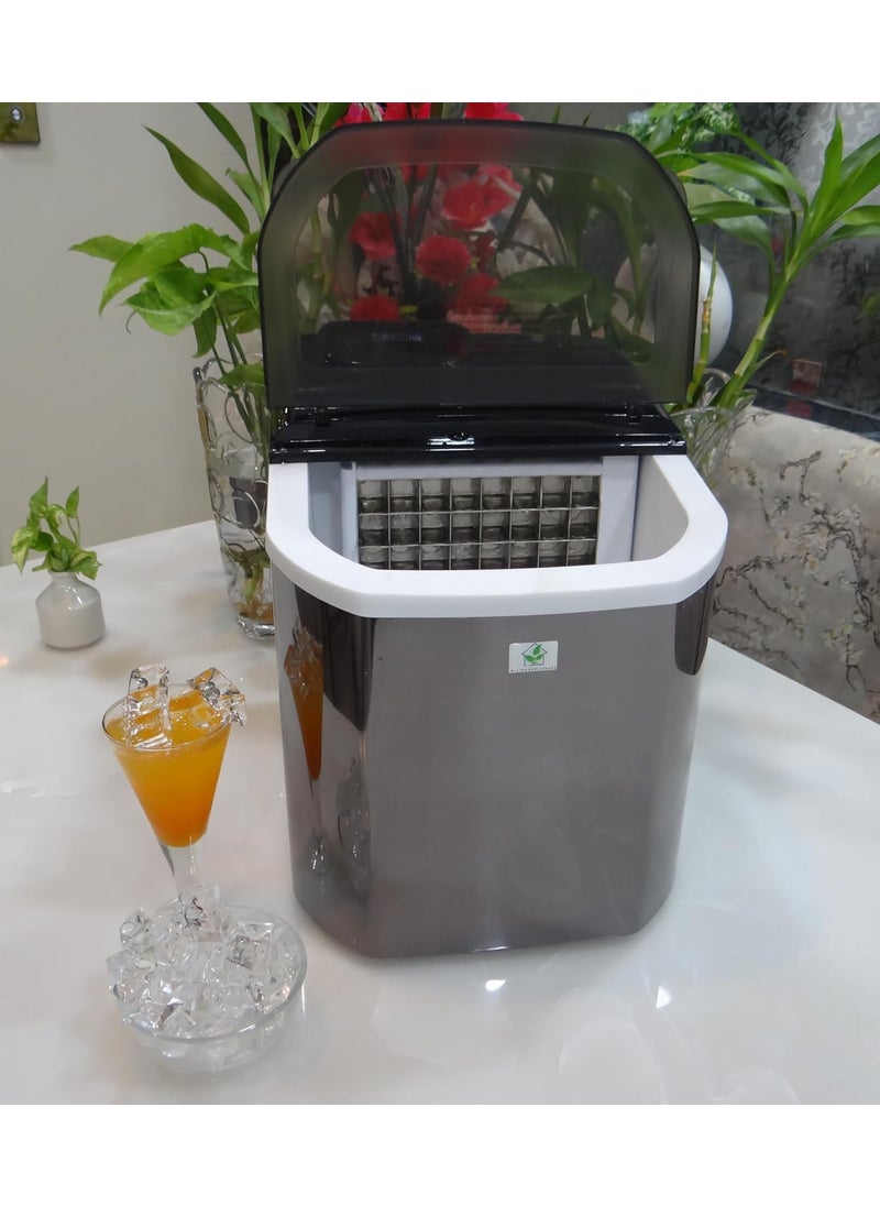 Generic CROWN line Ice Cube Maker Machine 20Kg crystal clear solid ice cube ice in 24 hours 24 Ice Cube pieces in 1323 minutesfor BarsHotelsRestaurent Juice Corner Home Laboratories etc  - Image 5