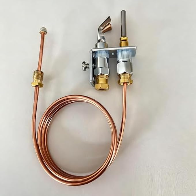 Q314A4586 PILOT BURNER WITH THERMOCOUPLE ASSEMBLY FOR GAS FURNACES, BOILERS AND WATER HEATERS - NATURAL GAS AND PROPANE GAS PILOT BURNER WITH THERMOCOUPLE KIT - Image 3