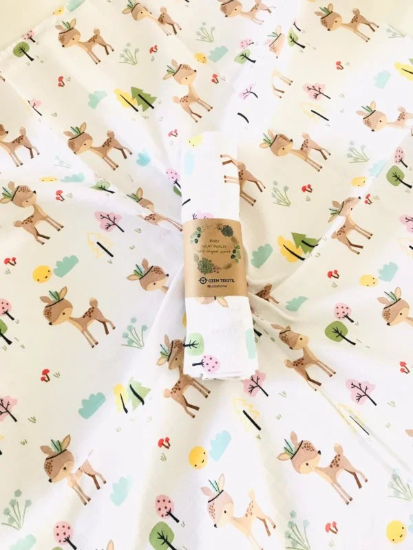 juniperus 2-Piece 110 x 110 cm Multi-Purpose Muslin Blanket