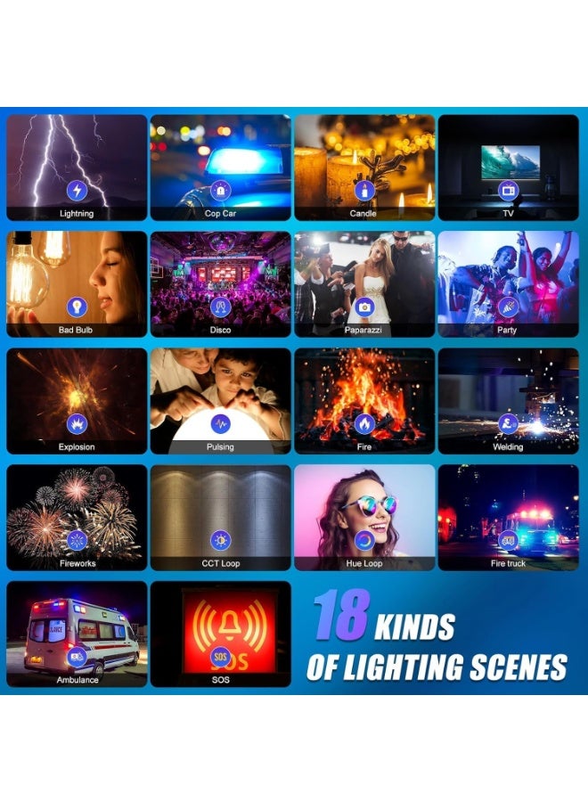 GVM Great Video Maker GVM 800D-RGB-3L LED Studio Video Light Kit (3 Lights) with Stands & Barndoors, RGB + Bi-Color 2300K–6800K, CRI 97+, App Control – Professional Lighting for Photography & Film - Image 2