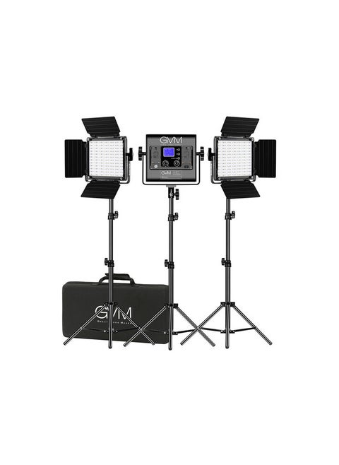 GVM STUDIO LIGHT LED 800D RGB 3L KIT