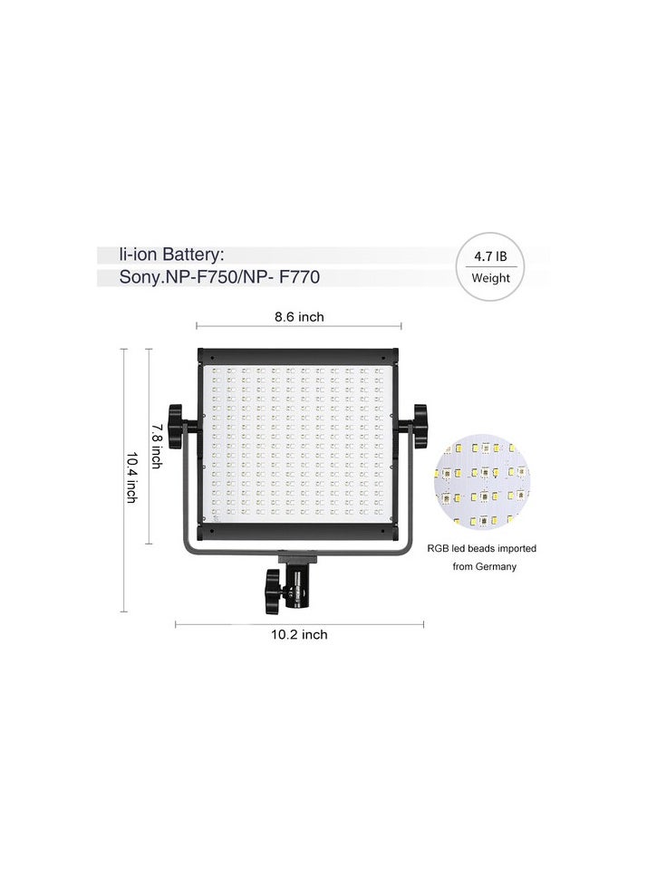 GVM Great Video Maker GVM STUDIO LIGHT LED 800D RGB 3L KIT  - Image 4