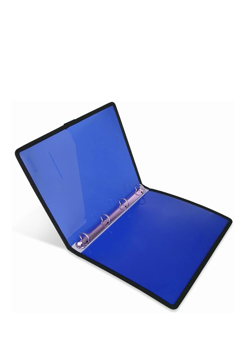 Maxi - Maxi A4 Ring Binder With 4 Ring Translucent Blue, waterproof, dust-proof, very practical, and reusable - Image 1