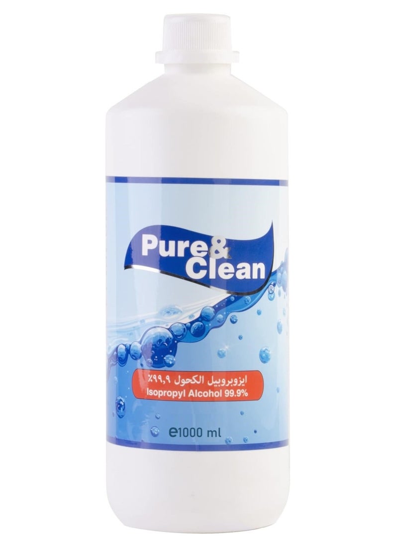 Pure & Clean Pure & Clean Medical Isopropyl Alcohol 99.9% 1L (ISO)  - Image 1