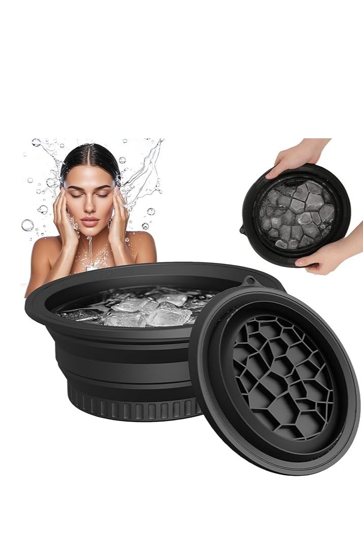 RinGinG Folding ice basin ice surface bowl ice compress folding washbasin cold compress beauty face - Image 1