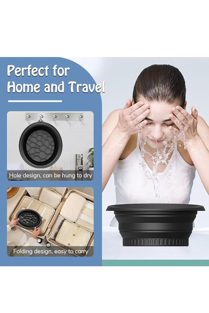 RinGinG Folding ice basin ice surface bowl ice compress folding washbasin cold compress beauty face - Image 4