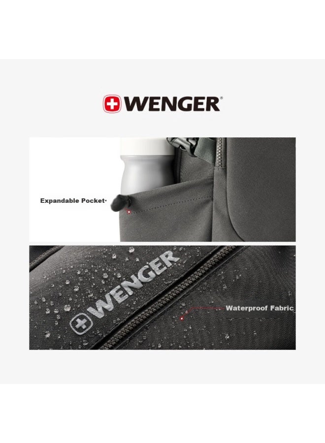 Wenger Swiss Army Knife 15.6-inch Laptop Bag Business Backpack School Bag Men And Women High Value - Image 3