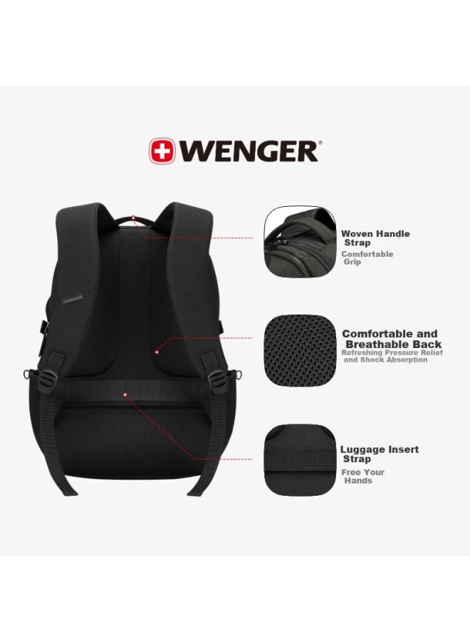 Wenger Swiss Army Knife 15.6-inch Laptop Bag Business Backpack School Bag Men And Women High Value - Image 2