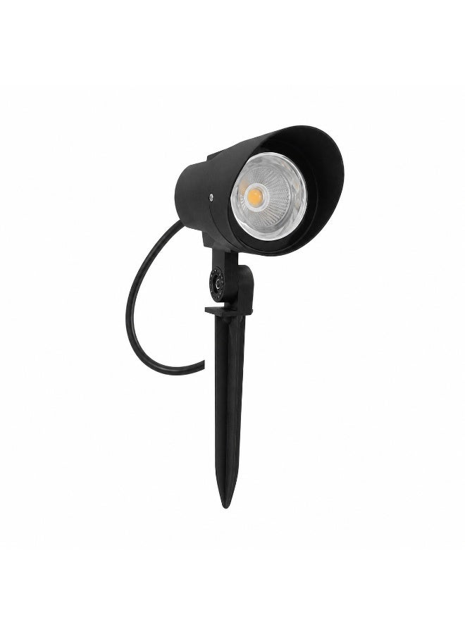 alfriday 15W LED Garden Spike Light, IP65 Waterproof Outdoor Landscape Spotlight, 3000K Warm White Architectural Tree Uplight, Low Voltage In-Ground Pathway & Yard Lawn Lamp, Black Aluminum - Image 1
