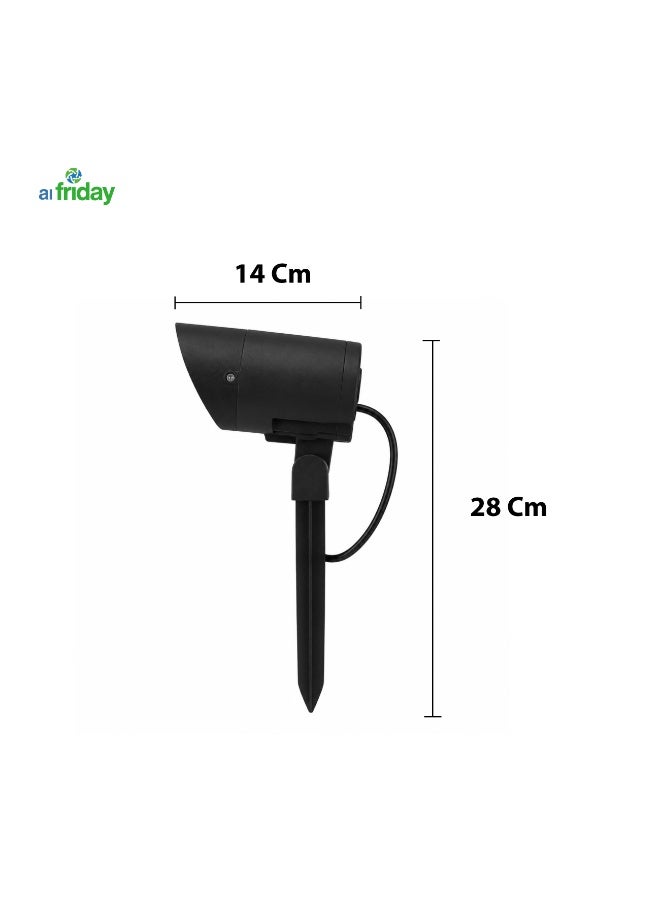 alfriday 15W LED Garden Spike Light, IP65 Waterproof Outdoor Landscape Spotlight, 3000K Warm White Architectural Tree Uplight, Low Voltage In-Ground Pathway & Yard Lawn Lamp, Black Aluminum - Image 4