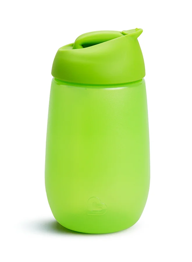Munchkin Simple Clean Practice Cup With Straw 10 Oz 12+ Months Pack of 1 Green