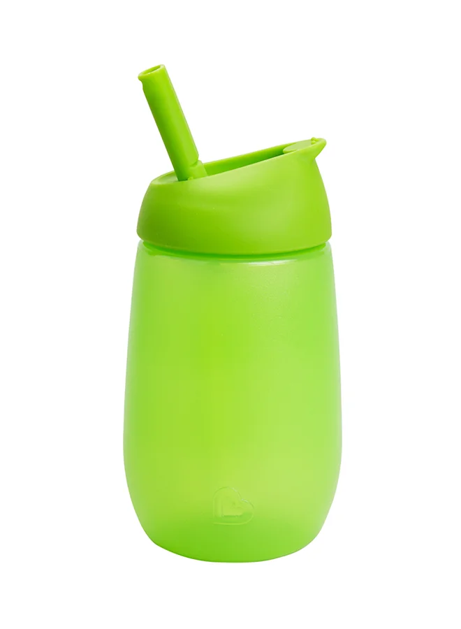 Munchkin Simple Clean Practice Cup With Straw 10 Oz 12+ Months Pack of 1 Green