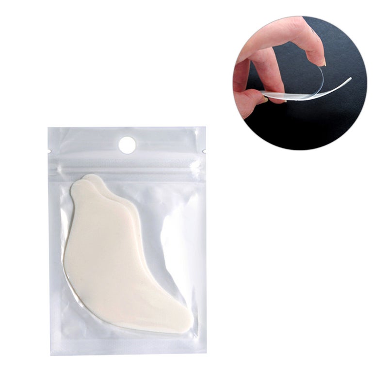 2 Pairs Reusable Pads Grafting Eyelashes Silicone Lint Free Eye Makeup Eye - Image 4