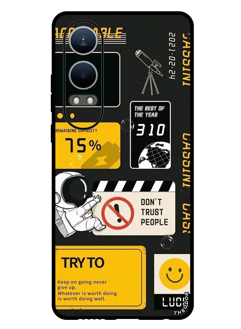 Theodor Protective Case Anti Scratch Shock Proof Bumper Cover For OnePlus Nord CE4 Lite Dont Trust People - Image 1