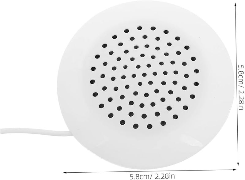 Jojofuny 2 قطعة مكبر صوت وسادة صغير للنوم، مكبرات صوت محمولة ستريو للهاتف Mp3 بحجم صغير - Image 3