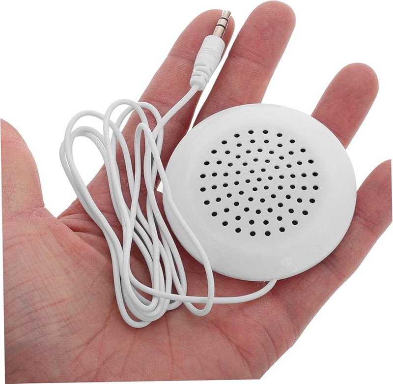 Jojofuny 2 قطعة مكبر صوت وسادة صغير للنوم، مكبرات صوت محمولة ستريو للهاتف Mp3 بحجم صغير - Image 4