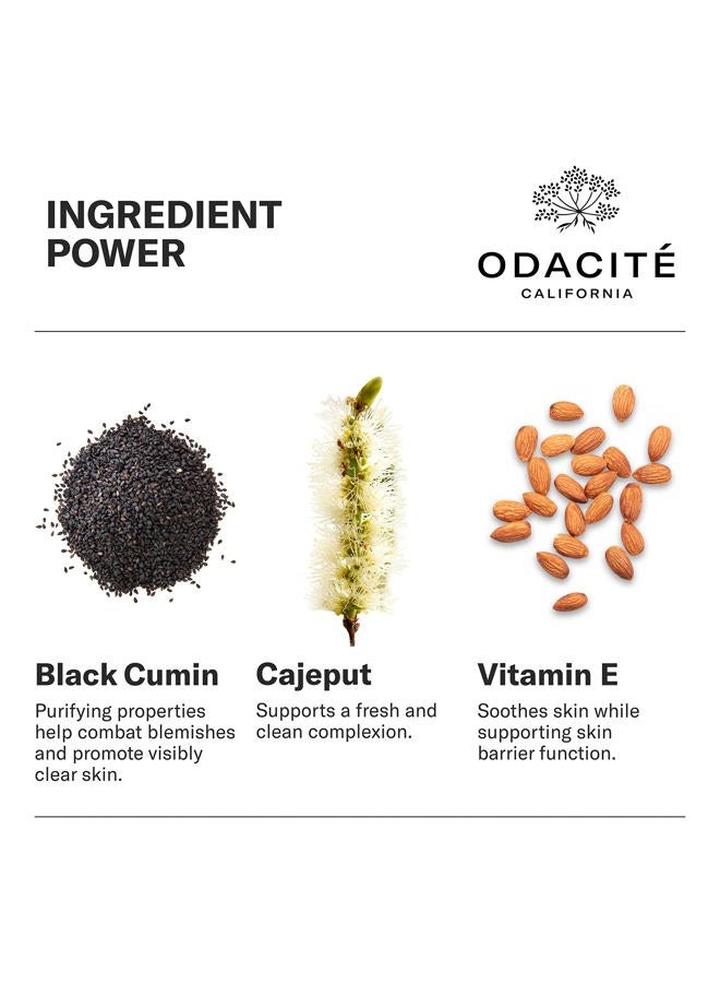 Odacite Odacité Acne Serum Concentrate for Face, Pore Cleanser Facial Oil for Pimples with Black Cumin + Cajeput - Purifying Facial Serum with Vitamin A & Natural Ingredients - 0.17 Fl. Oz - Image 3