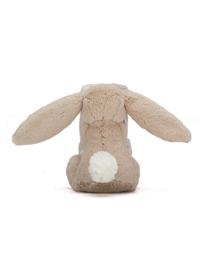 جيليكات بطانية أمان ودمية محشوة للأطفال من جيلي كات، لون بيج، مقاس 13.5 بوصة - هدية للأطفال - Image 4