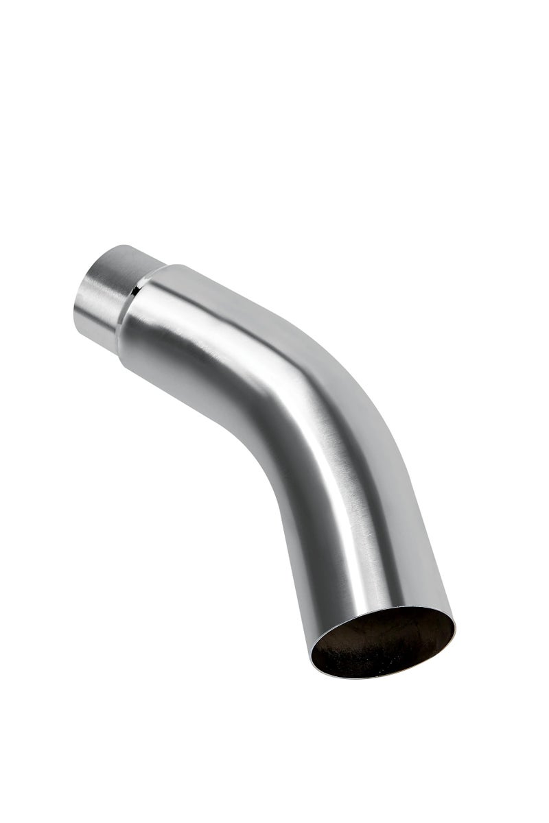 TECTRUC 4 Inch ID Diesel Exhaust Elbow TipExhaust Pipe Elbow 4 Inlet 6 Outlet Side Exit Exhaust TipChromed Turndown Exhaust Tip