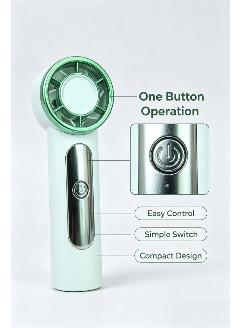 Mini Portable Turbo Handheld Fan - Image 3