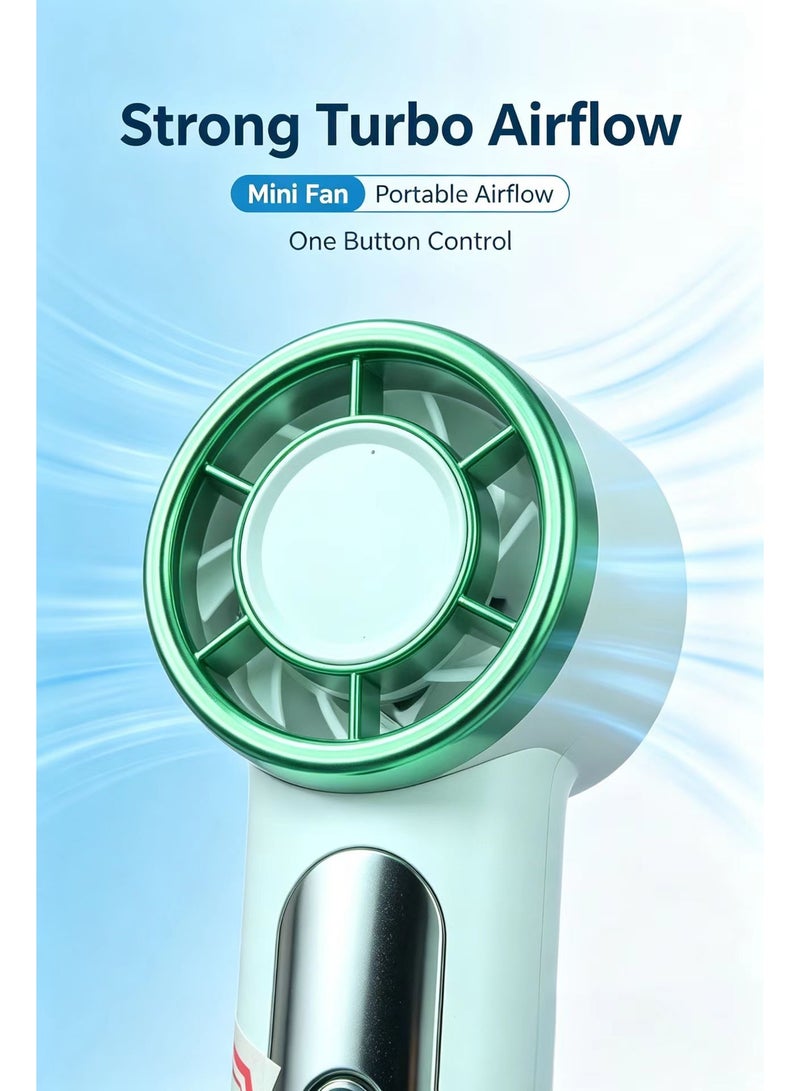 Mini Portable Turbo Handheld Fan - Image 2