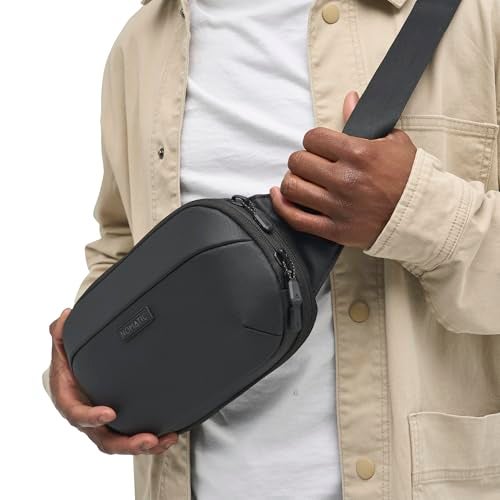 NOMATIC Navigator Sling 1L - Slim & Lightweight Crossbody, Everyday Fanny-Pack, Anti-Theft Sling - Water Resistant & Everyday Minimalist Carry Bag - Image 4