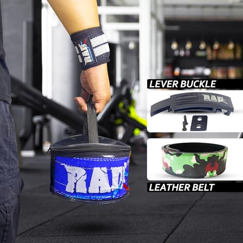 RAD Lever Weight Lifting Gym Belt for Men & Women, Size 25-42 CM, Thick 10MM & Width 4 Inch, Leather, 7 Colors, Powerlifting & Weightlifting - Image 4