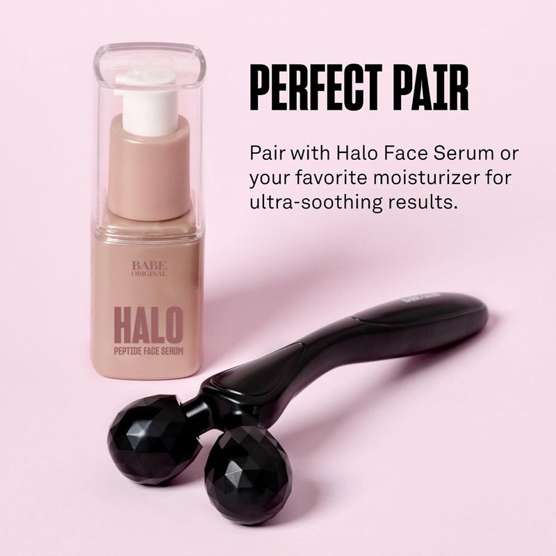 BABE ORIGINAL Facial Massage Pro Face Roller Face Massager Tool Cooling Zinc Alloy DualHeaded Face Sculpting Tool for Firmness - Image 5