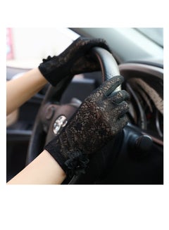 SUNSAR Vintage Floral Lace Opera Gloves, Wedding Gloves for Women, Stretchy, 1 Pair  - Image 4