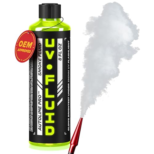 AutoLine Pro UV KIT for Smoke Machine Leak Detection with Brightest High Smoke Density UV Fluid UV Premium Adjustable Goggle and 395nm WAVELENGTH Ultraviolet UV Flashlight for EVAP Vacuum leaks - Image 3