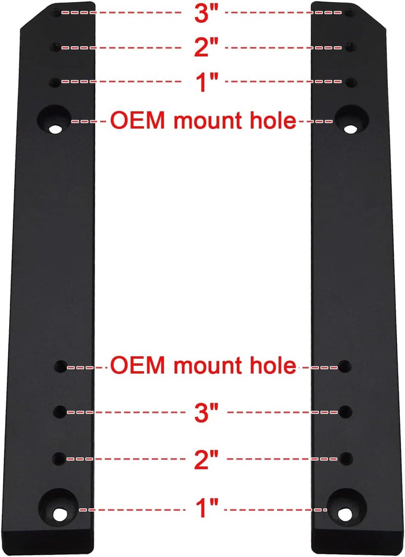 Dasen Adjustable 1"-3" Tour-Pak Trunk Relocator for Harley Touring Models 2009-2013 - Image 2